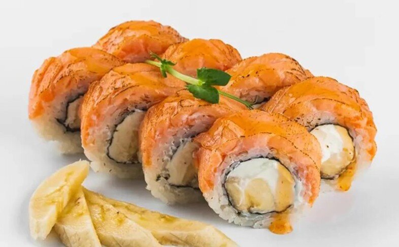 Запеченный ролл Банана-маки