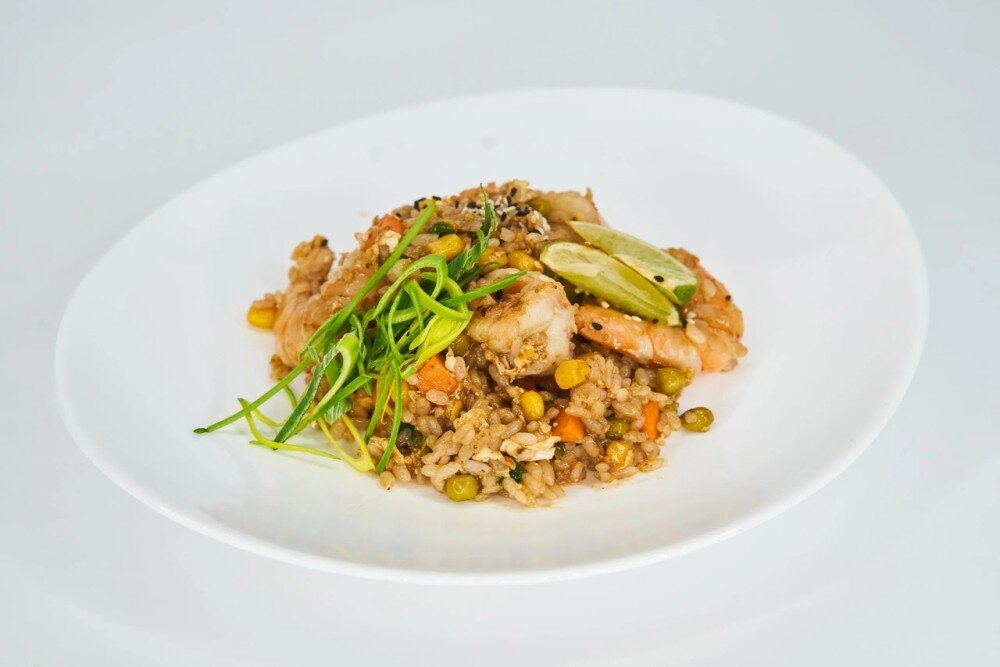 Рис с креветкой