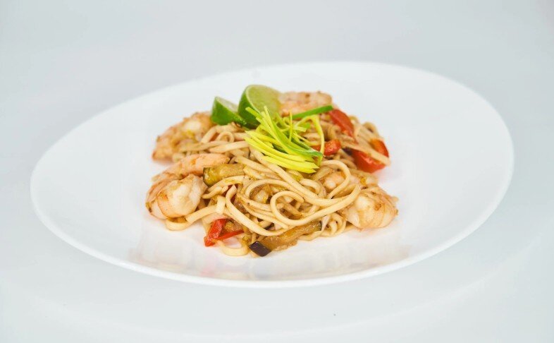 Удон с креветкой