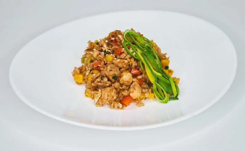 Рис с курицей