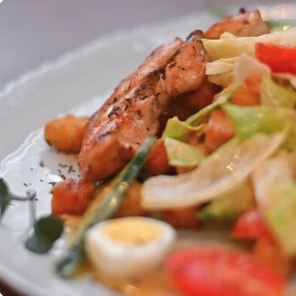 Цезарь с курицей