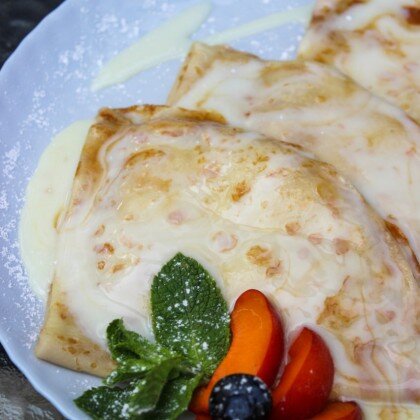 Блинчики со сгущёнкой