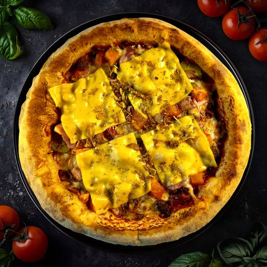 Чизбургер пицца