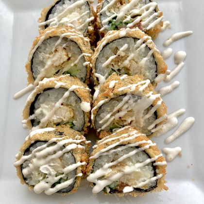 Темпура ролл с курочкой терияки