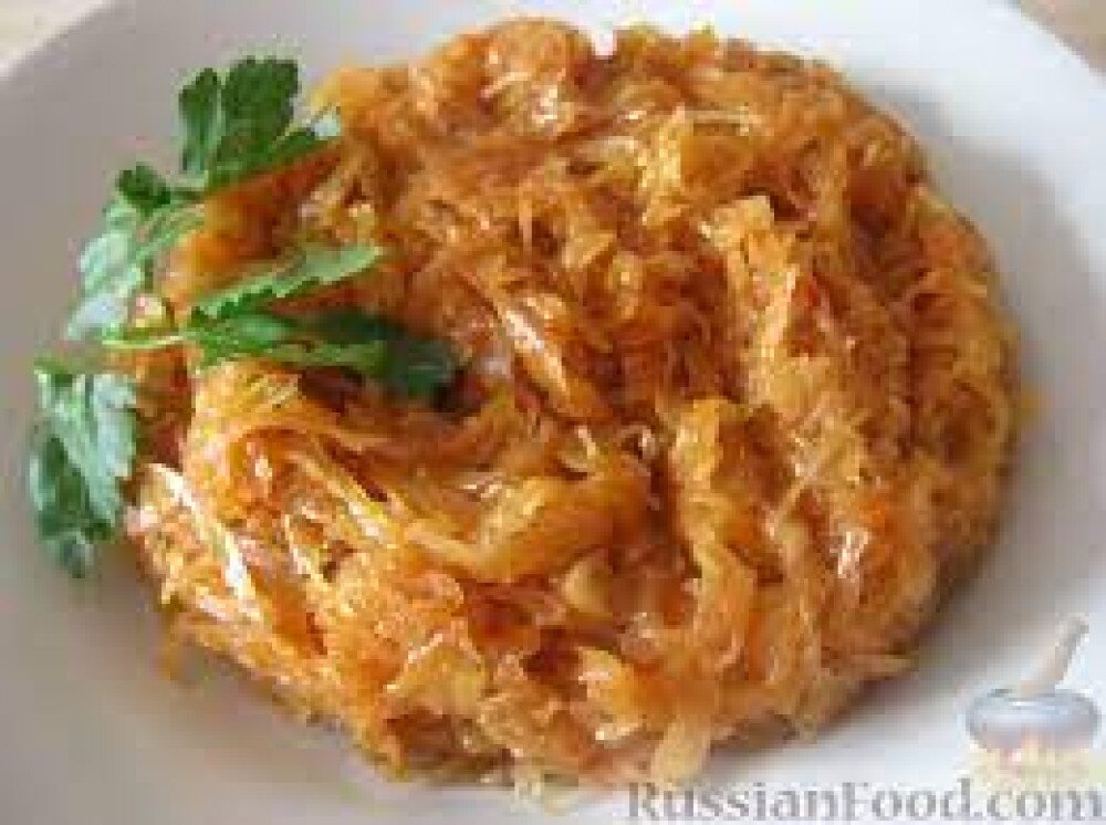 Капуста тушеная