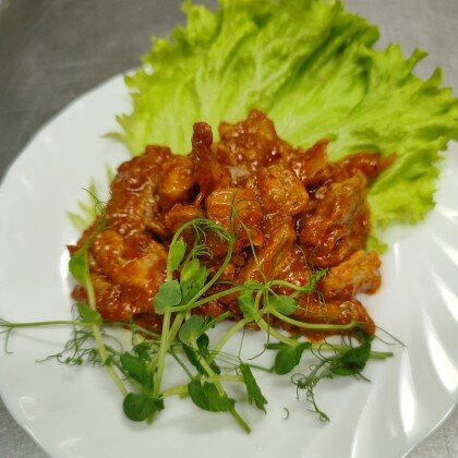 Поджарка из свинины