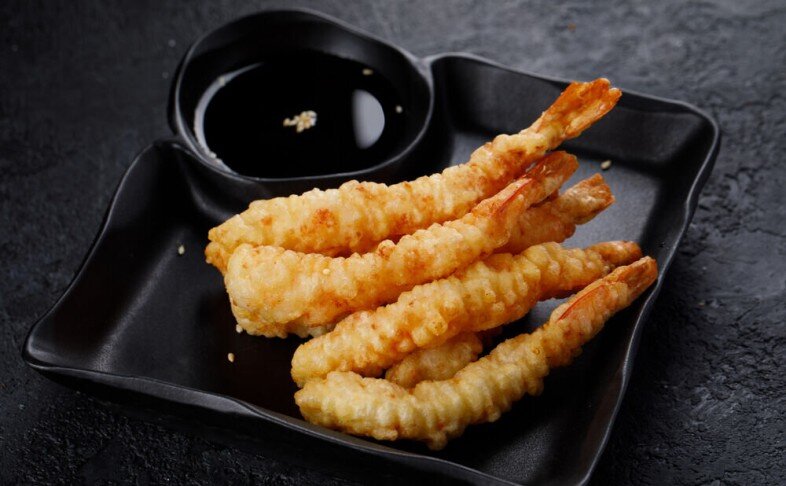 Креветки в кляре