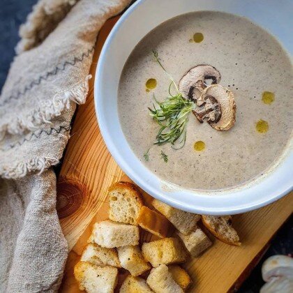 Грибной крем-суп