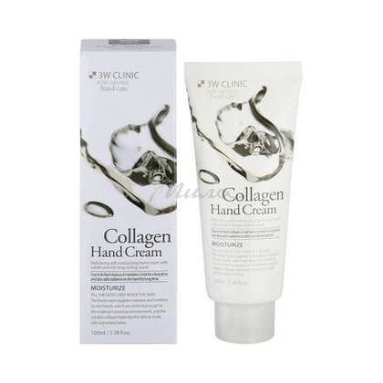 3W CLINIC Увлажняющий крем для рук с коллагеном, MOISTURIZING COLLAGEN HAND CREAM, 100 мл