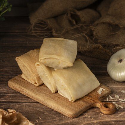 Кулинарное изделие в тесте мясное "Блинчики с печенью" замороженное