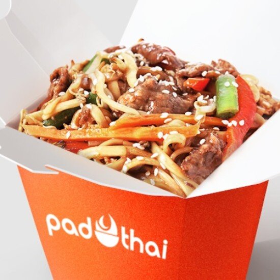 Говядина в перечном соусе с лапшой удон