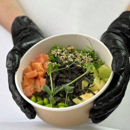 Поке с лососем