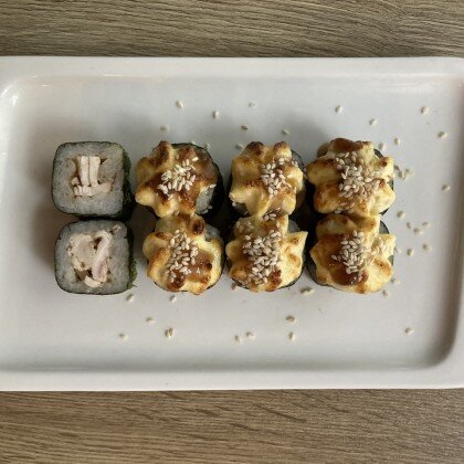 Мини-ролл  «Запечённый» с курицей