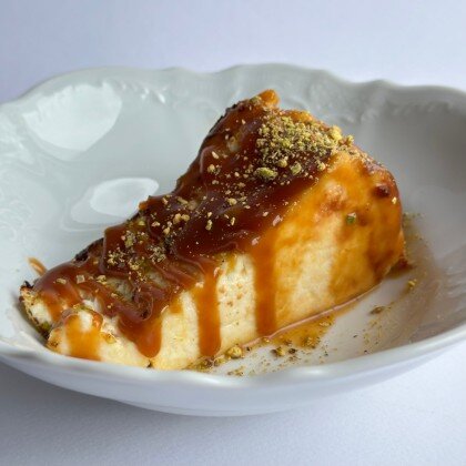 Чизкейк с лимонным курдом