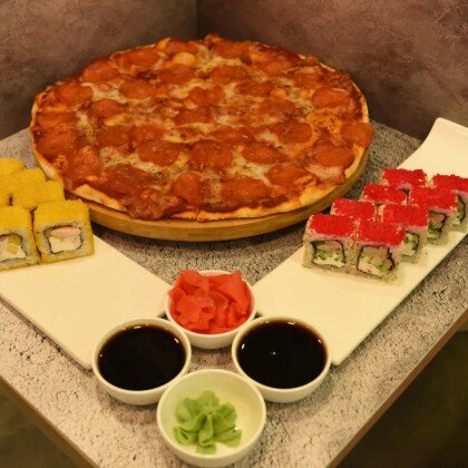 Комбо «Пицца ролловый ритм»