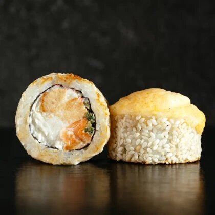 "Филадельфия с форелью и крабом"