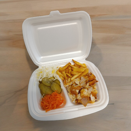 Фри с курицей гриль