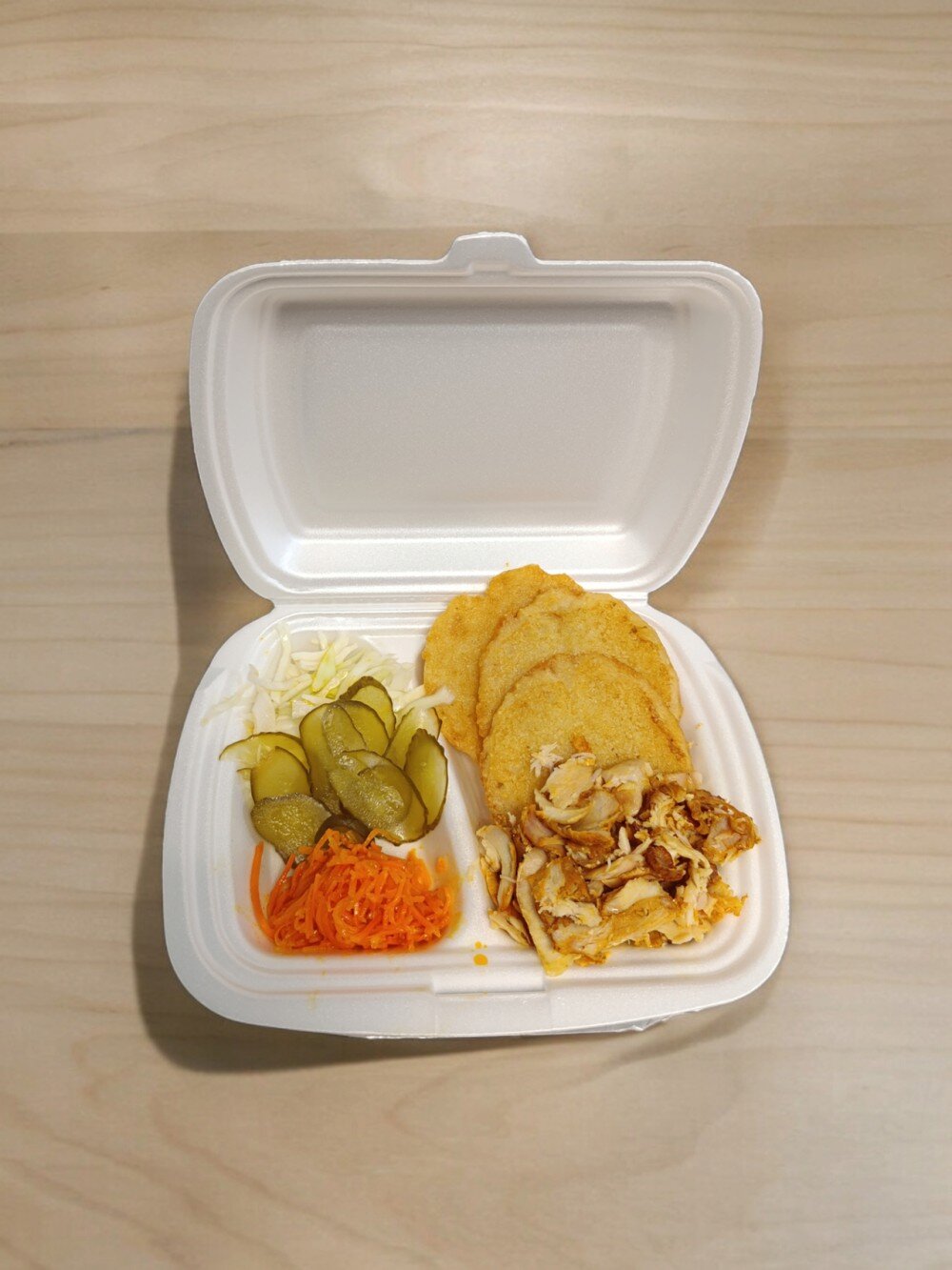 Драники с курицей гриль