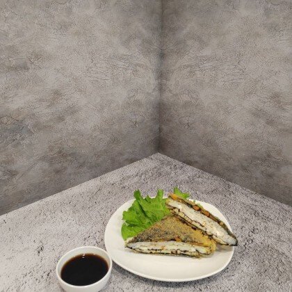 Суши-сэндвич с кальмаром