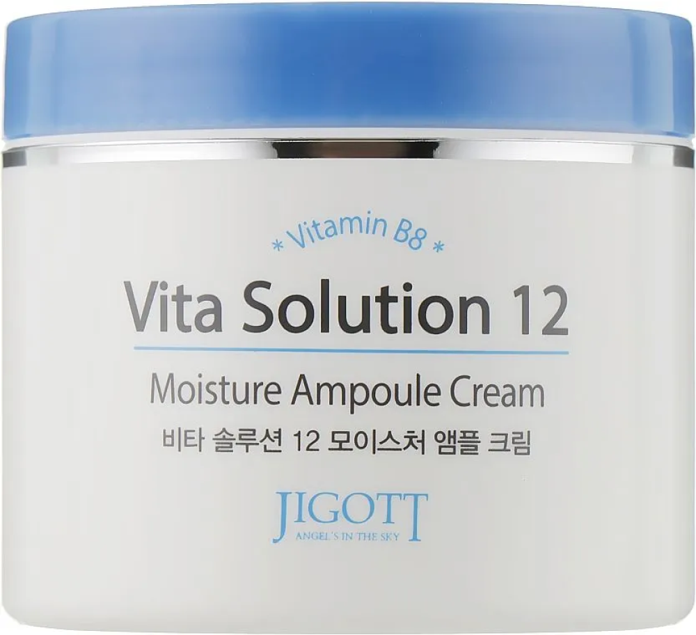 JIGOTT VITA SOLUTION 12 MOISTURE AMPOULE CREAM Ампульный крем для лица