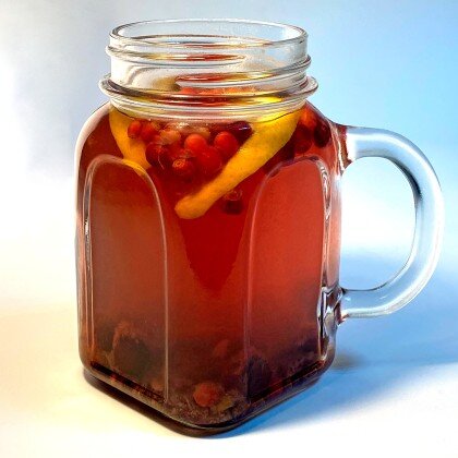 Брусничный глинтвейн