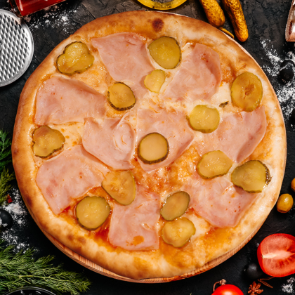 Пицца «Ветчина и Огурчики»