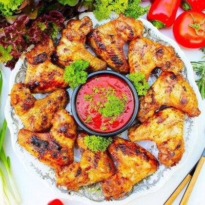 Шашлык из куриного крыла