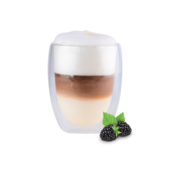 Латте ежевичный