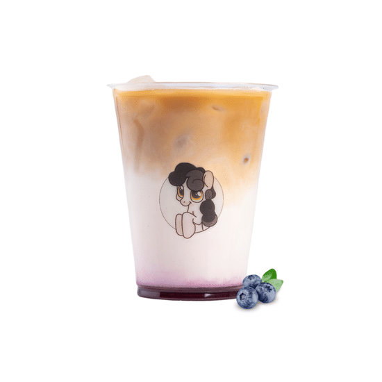 ICE ЛАТТЕ черничный маффин