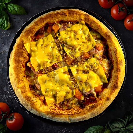 Чизбургер пицца