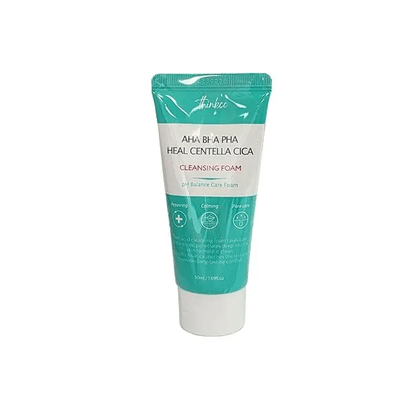 Thinkco Увлажняющая пенка с кислотами AHA BHA PHA Heal Centella Cica Cleansing Foam