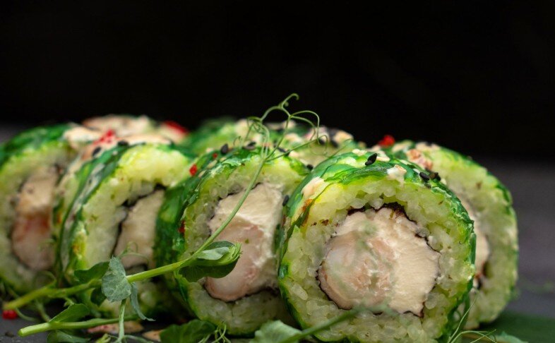 Ролл Чука креветка