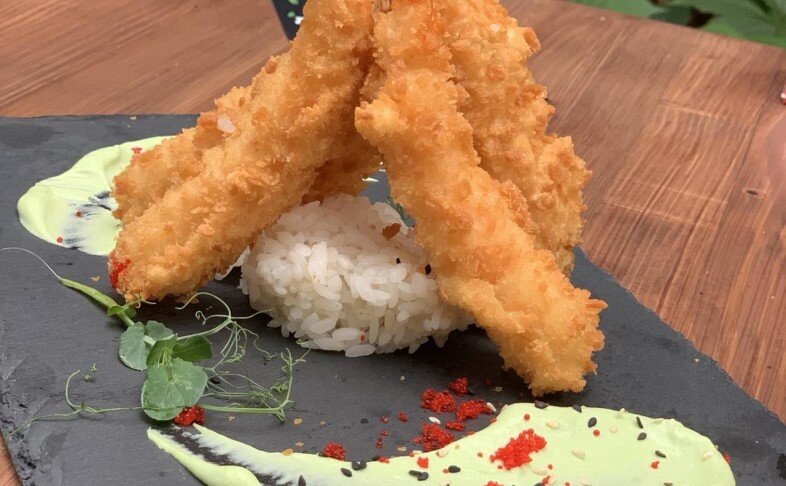 Креветки в темпуре