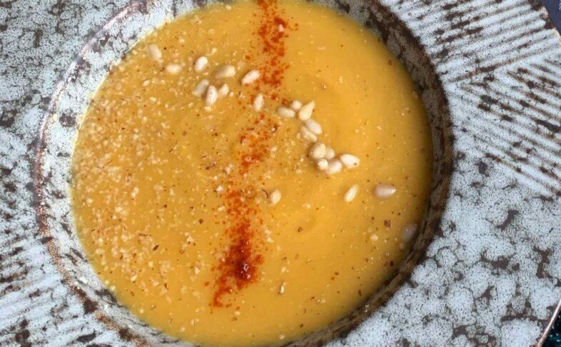 Суп-крем из тыквы на кокосовом молоке