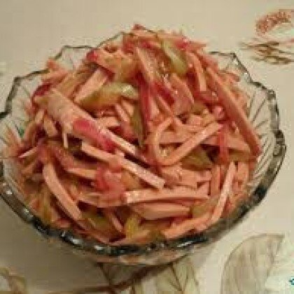 Салат Берлинский с ветчиной