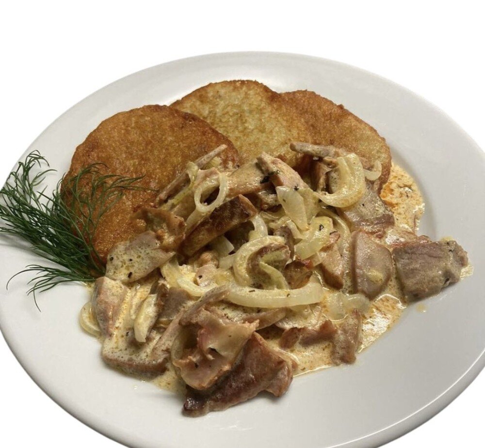 Драники со свининой