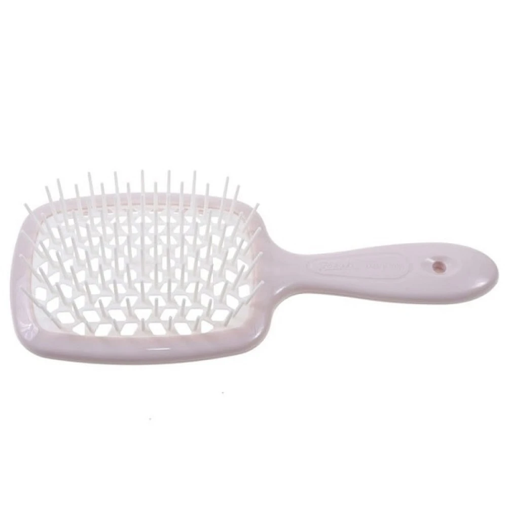 Janeke Superbrush The Original расческа светло-розовая с белым 93SP226RSA