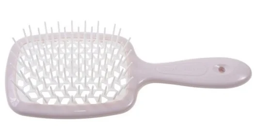 Janeke Superbrush The Original расческа светло-розовая с белым 93SP226RSA