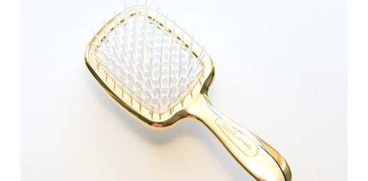 Щетка для волос Janeke superbrush small золото с белым AUSP235BIA
