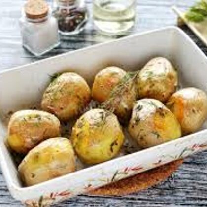 Картофель запеченный  со специями