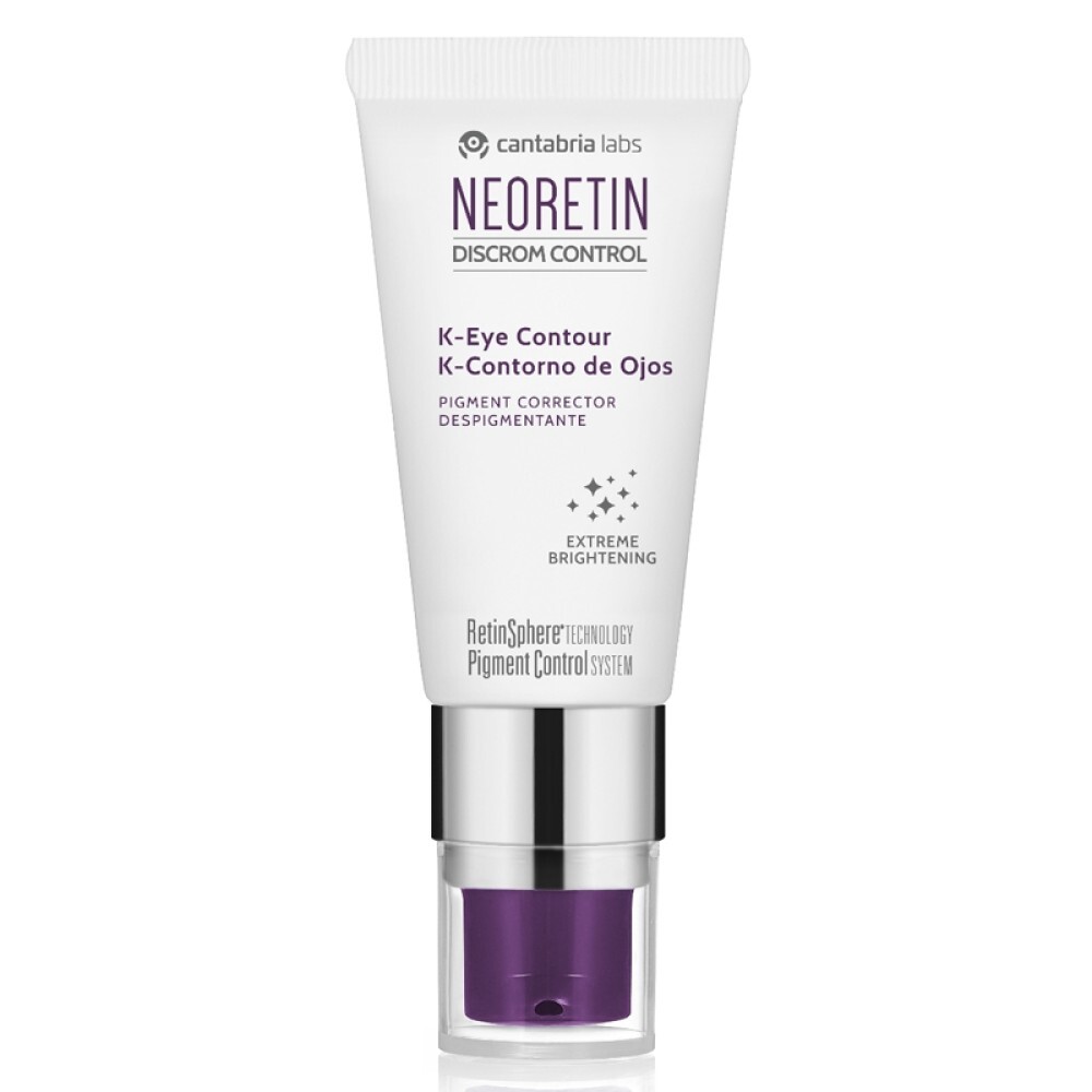 ДЕПИГМЕНТИРУЮЩИЙ КРЕМ ДЛЯ КОНТУРА ГЛАЗ С ВИТАМИНОМ К.
NEORETIN DISCROM CONTROL K-EYE CONTOUR