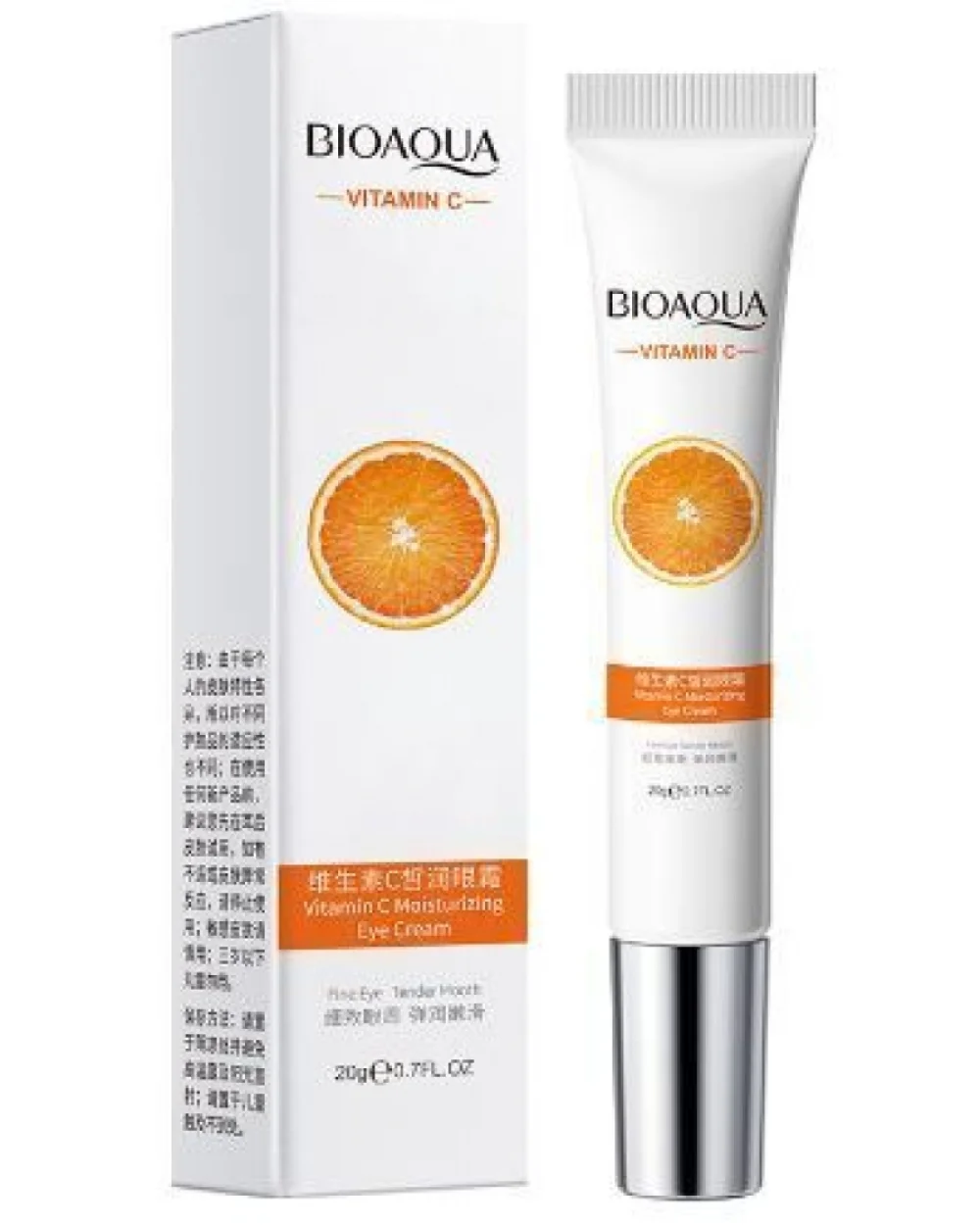 Крем вокруг глаз с витамином С Bioaqua Vitamin C Moisturizing Eye Cream