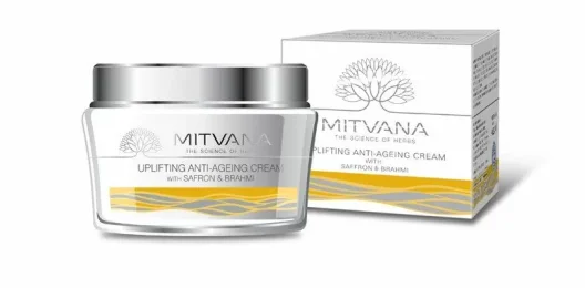 Mitvana Uplifting Anti-Ageing Cream 
Крем для лица антивозрастной с шафраном и брахми