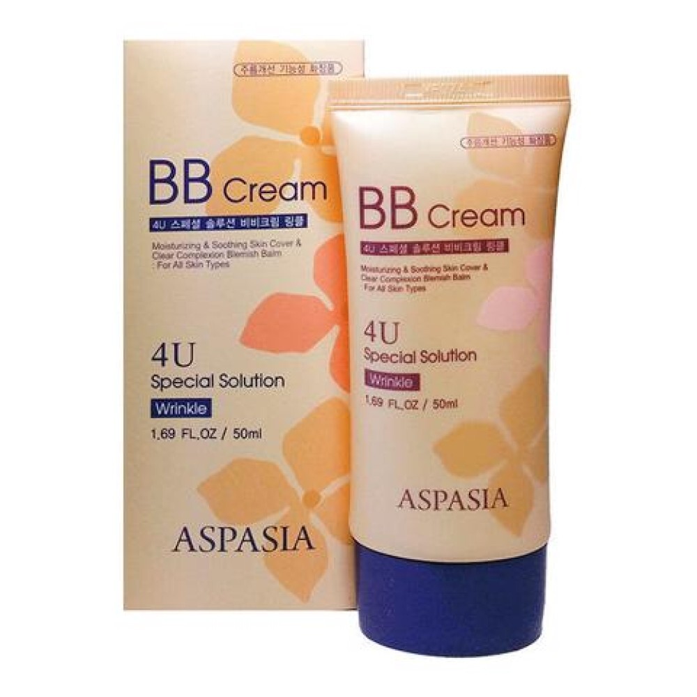 ASPASIA 4U SPECIAL SOLUTION WRINKLE BB CREAM (50ml)
Питательный антивозрастной ВВ крем