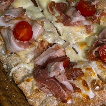 Con  pancetta / с беконом