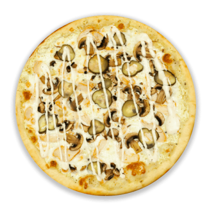 Пицца "Курица и грибы"🐔