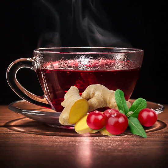 Чай "Клюква с имбирем"