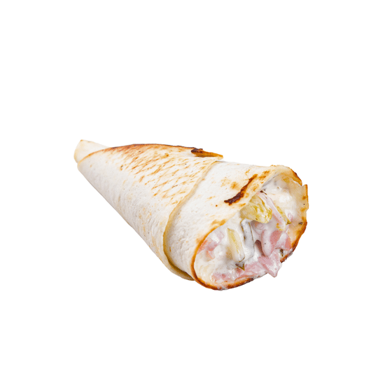 Коно-пицца с ветчиной