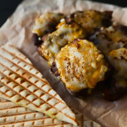 Ребрышки с сыром моцарелла