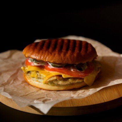 Бургер с курицей